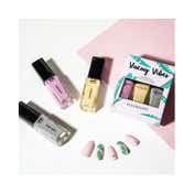 Ellement Co. by Vacay Vibes Sunkissed Earl Grey and Fairytale Vegan Nail Lacque Set (3 pcs)