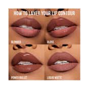 Huda Beauty Lip Duo Set - Yummy Browns (2 pcs)