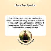 puresense Sexy Sparkle Body Mist With Gold Shimmer Jasmin Cocoa (150 ml)