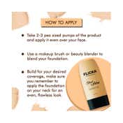 Flicka Blend & Shine Liquid Foundation - 02.1 Natural - Fair To Medium (30 ml)