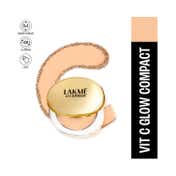 Lakme Makeup+Skincare Vit C Superglow Skin Perfecting Compact - Sand 16 (8 g)