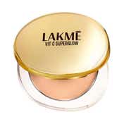 Lakme Makeup+Skincare Vit C Superglow Skin Perfecting Compact - Nude 20 (8 g)