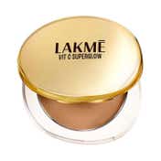 Lakme Makeup+Skincare Vit C Superglow Skin Perfecting Compact - Walnut 38 (8 g)