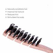 Tash Hair Twirl Automatic Hair Curler - Blush & Slick, Detangling Boar Bristle Hair Brush Combo