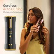 Tash Hair Twirl Automatic Cordless Hair Curler - Onyx (1 Pcs)
