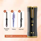 Tash Hair Twirl Automatic Cordless Hair Curler - Onyx (1 Pcs)