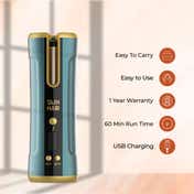 Tash Hair Twirl Automatic Cordless Hair Curler - Jade (1 Pcs)