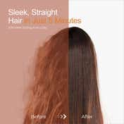 Tash Hair Twirl Automatic Cordless Hair Curler (Onyx) & Glide Hair Straightener Brush (Noir) Combo