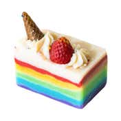 The Sass Bar Rainbow Ice-cream Loaf Soap (120 g)