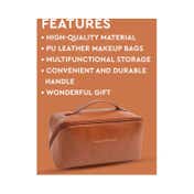 GUBB Makeup Organiser Bag - Brown (1 pc)