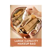 GUBB Makeup Organiser Bag - Brown (1 pc)