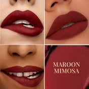 mCaffeine Shades Creamy Matte Kiss Bullet Lipstick - Maroon Mimosa (3.5 g)