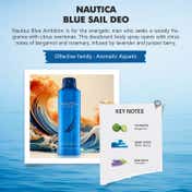 Nautica Blue Sail Deodorant Spray (170 ml)