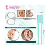 Majestique Nasal Hair Trimmers with Safety Scissor Nose and Ears Grooming Kit (3 pcs)