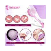 Majestique Pore Cleaning Facial Brush Combo Remove Blackheads and Massage Skin Cleansing (2 pcs)