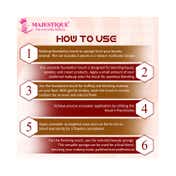 Majestique Foundation Brush with Dual-Use Blender Sponge (2 pcs)