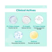 The Derma Co 20% Actives Peptide-Stem Cell Hair Growth Serum with Foligen Analupe, Anagain (30 ml)