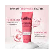 mCaffeine Clear Glow 1% Kojic Acid Daily Brightening Face Wash with Glutathione (100 ml)