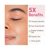 mCaffeine Clear Glow 1% Kojic Acid Daily Brightening Face Wash with Glutathione (100 ml)