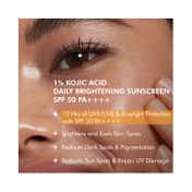 mCaffeine Clear Glow 1% Kojic Acid & Alpha Arbutin Brightening Sunscreen SPF 50 PA++++ (50 ml)