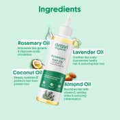 Aravi Organic 100% Pure Rosemary Lavender Hair Growth Carrier Hair Oil (200 ml)