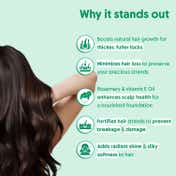 Aravi Organic 100% Pure Rosemary Lavender Hair Growth Carrier Hair Oil (200 ml)
