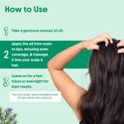 Aravi Organic 100% Pure Rosemary Lavender Hair Growth Carrier Hair Oil (200 ml)