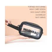 Allure Washable Cosmetic Small Bag - Black