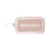 Allure Washable Cosmetic Small Bag - White