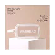 Allure Washable Cosmetic Small Bag - White