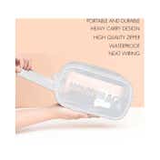 Allure Washable Cosmetic Small Bag - White