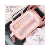 Allure Washable Cosmetic Medium Bag - Pink