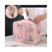 Allure Washable Cosmetic Large Bag - Pink