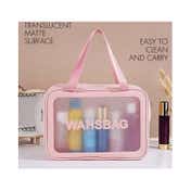 Allure Washable Cosmetic Large Bag - Pink