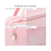 Allure Washable Cosmetic Large Bag - Pink