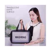 Allure Washable Cosmetic Large Bag - Black