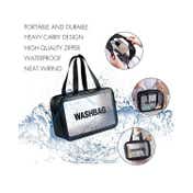 Allure Washable Cosmetic Large Bag - Black