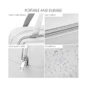 Allure Washable Cosmetic Large Bag - White