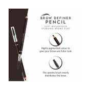 Swiss Beauty Eyebrow Definer Pencil With Spoolie - Deep Brown (1.5 g)