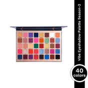PAC Vibe Eyeshadow Palette X40 Blendable Formula Intense Color Payoff Rich Pigment - Season 2 (48 g)