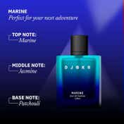 DJOKR Marine Perfume For Men - Eau De Parfum, Premium Luxury Long Lasting Spray (100 ml)