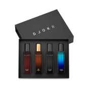 DJOKR Perfume Gift Set for Men - Eau De Parfum Signature Oud Wood, Marine (4 pcs)