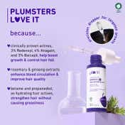 Plum Rosemary & 3% Redensyl Hair Growth Serum with 4% Anagain, 3% Baicapil & Ginseng Extract (30 ml)