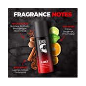 Lust Strong & Long Lasting Deo Body Spray Fresh Fragrance For Men (150 ml)