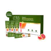 Lotus Botanicals Vitamin C Skin Brightening 5 Step Facial Kit for All Skin Types ( 5 pcs)
