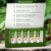 Lotus Botanicals Vitamin C Skin Brightening 5 Step Facial Kit for All Skin Types ( 5 pcs)