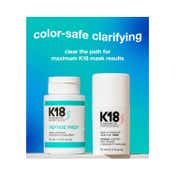 K18 Peptide Prep Detox Shampoo and Molecular Repair Hair Mask Combo (53 ml + 5 ml)