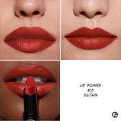 Armani Lip Power Longwear Satin Lipstick - 405-Sultan (3 g)