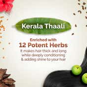 Kerala Thaali Cleansing Hair Mask with Shikakai Amla Flaxseed for Thick & Long Hair (200 g)