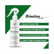 ktein 100% Plant Based Natural Hair Heat Protection with Xtra Shine Spray Hair Spray (200 ml)